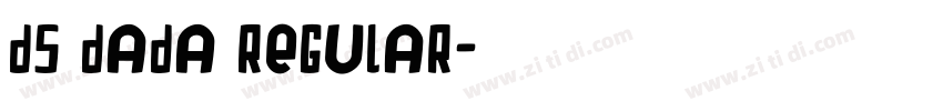 DS dada Regular字体转换